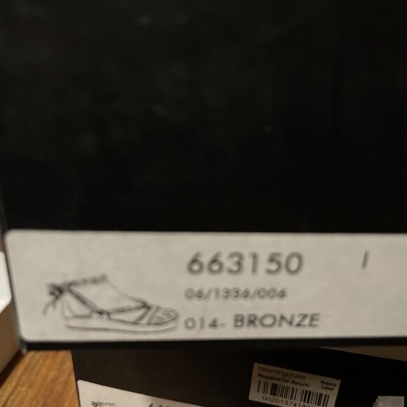 New Marc Jacobs Metallic Gladiator Sandals - Size 7.5 US - In Box - Picture 6 of 6